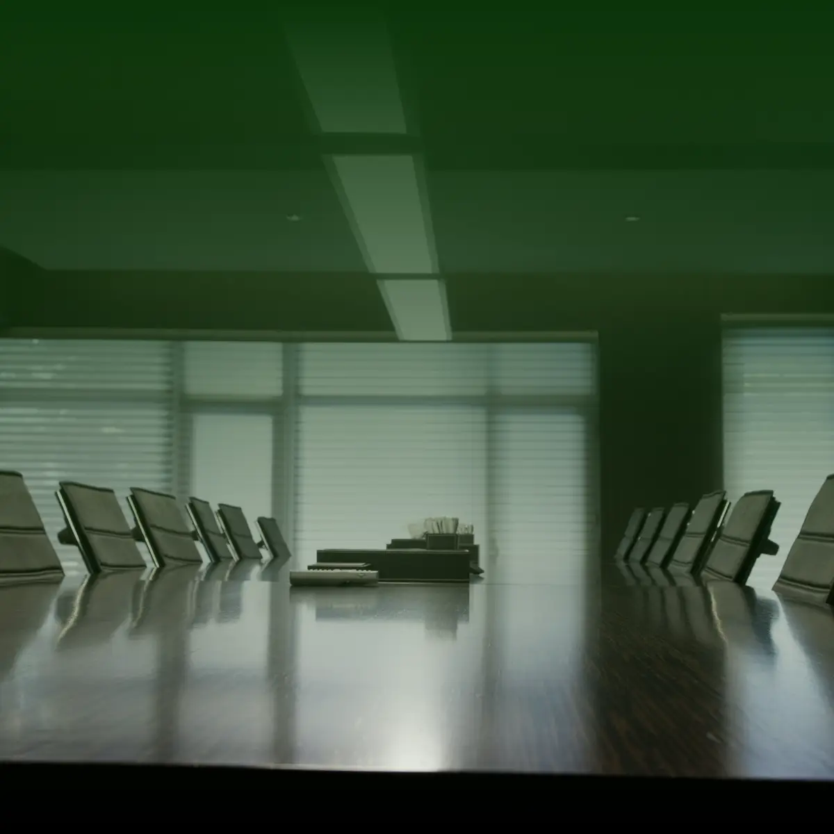 Empty board room