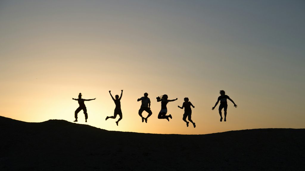 People Jumping; Digital Marketing is Human Centered after all